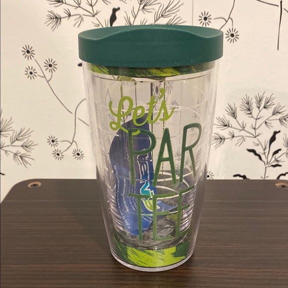 Tervis Let's Party Tumbler with Green Lid - Picture 1 of 2
